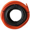 ROCK DIRECT 8 Gauge Wire Copper Clad Aluminum CCA - Power Ground Wire Cable Car Amp，Automotive Wiring - (25ft Each- Black/Orange)