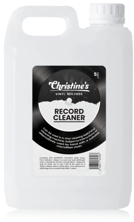 Vinyl record cleaner solution - washer cleaning liquid to remove dust and protect your LP records - purest quality (5 Litre)