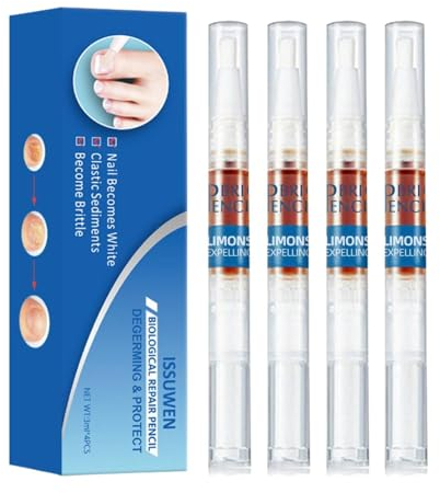 Duoffanny 4PCS Nail Care Pen, Pflege Schnell & effektiv Intensiv, Stift für Nährt und Pflege Beschädigte Nägel