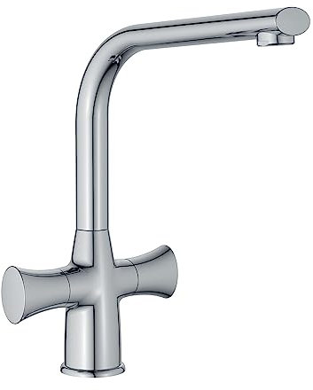 Bristan KU SNK C Kurve Monobloc Sink Mixer Mono Kitchen, Chrome Plated