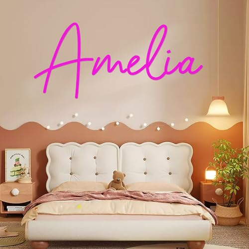 YINYIFANS Adesivi Murali Personalizzati/Adesivi Murali Con Nome/Stanza Dei Bambini/Adesivi Per La Cameretta/Adesivi Personalizzati Con Nome/Decorazione Della Cameretta Delle Bambine (Stile A)