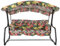 PATIO Hollywoodschaukel 3 Sitzer mit Liegefunktion Ravenna 170 cm mit Auflagen Seitenkissen Seitentischen Sonnendach Mehrfarbig