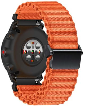 KMKJSH Nylon Armbänder für Polar Vantage V3 Armband, Atmungsaktives Geflochtene mit Verstellbarer Edelstahlschnalle Sport Trail Ersatzarmband für Herren Damen mit Polar Vantage V3 Uhrenarmband (4)