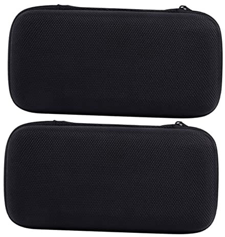 Toddmomy 2pcs Microphone Protective Case Eva Case Zipper Portable for Leads Bag