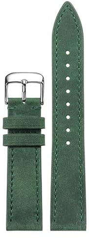 London Craftwork Lederarmband, kompatibel mit den Serien NOMOS Club, Orion, Tangente, Zürich und Ludwig in 18 mm, 19 mm, 20 mm, 21 mm, 22 mm, 24 mm