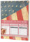 Mein Reisetagebuch • 122 Seiten, Register, Kontakte / Neue Auflage mit Reise Checkliste / PR401 „Amerika Flagge“ / DIN A4 Soft Cover