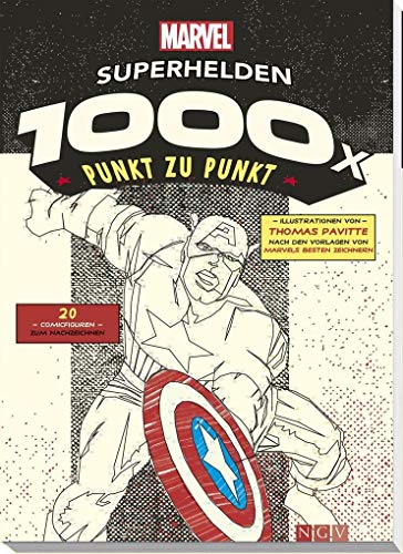 MARVEL: Superhelden - 1000x Punkt zu Punkt: 20 Comicfiguren zum Nachzeichnen: 20 Comicfiguren zum Nachzeichnen. Nach den Vorlagen von Marvels ersten Zeichnern