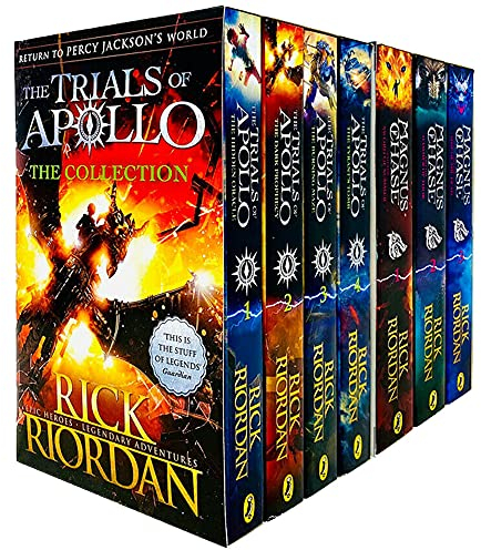 Trials of Apollo & Magnus Chase Series 7 Books Collection Set by Rick Riordan