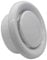 Kair Plastic Round Ceiling Vent 100mm - 4 inch Diffuser/Extract Valve with Retaining Ring