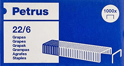 PETRUS 791888 22/6 Staple (Pack of 1000)