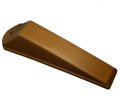 (Pack Of 4) Door Closer Stopper Wedge Jam Stop Medium Brown Rubber
