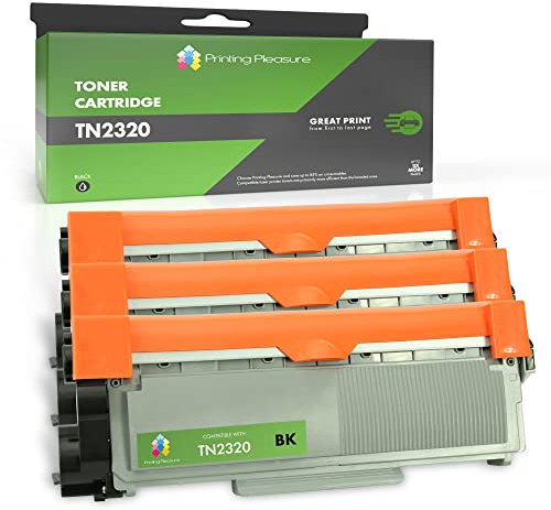 3 Toner kompatibel zu Brother TN2320 für Brother HL-L2300D HL-L2340DW HL-L2360DN HL-L2365DW DCP-L2500D DCP-L2520DW DCP-L2540DN DCP-L2560DW MFC-L2700DW MFC-L2720DW MFC-L2740DW - Schwarz, hohe Kapazität