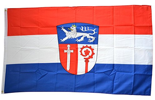 Flaggenfritze Fahne/Flagge Deutschland Landkreis Ostallgäu + gratis Sticker