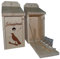 Vogelhaus Schnapsbar Garten Geschenk aus Holz Schnapsdrossel und Vogelmotiv