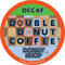 Double Donut Coffee Magasinez des capsules de café décaféiné, café torréfié moyen, capsules décaféinées à portion unique pour machines à infuser Keurig K Cup, paquet de 24 (1 pièce)