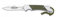 Cuchilleria Deportiva K25-18642. Navaja K25 Modelo Commando. Mango de Acero y G10 Verde. Hoja: 10,5 cm. Herramienta para Caza, Pesca, Camping, Outdoor, Supervivencia y Bushcraft