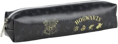 CERDÁ LIFE'S LITTLE MOMENTS - Federmäppchen Unisex von Hogwarts [ Harry Potter ] - 1 Fach Etui aus Kunstleder mit Reißverschluss - Leichtes Design - Offiziell Lizenziert von Warner Bros