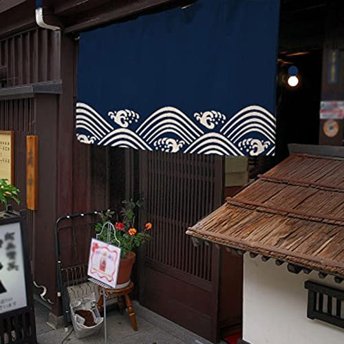 Japanischer Noren-Vorhang, Bistrogardine Voile Gardinen Sushi japanisches Restaurant Schild Türdekoration Türvorhang Wandteppich für Restaurant Sushi Heimdekoration ( Color : G , Größe : 100x50cm(39x2