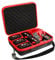 TENMOER Tool Battery Hard Carrying Case fits for Milwaukee/Makita/Ryobi 12V/18V/20V Battery and charger, Power Tool Box Storage Bag with Adjustable Dividers for Small Parts and Hardware Organizer