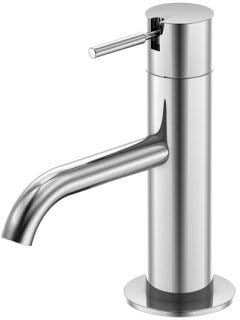 Steinberg Serie 100 Waschtischarmatur, Kaltwasser, ohne Ablaufgarnitur, Ausladung: 100mm, 1002500, Farbe: Mattschwarz