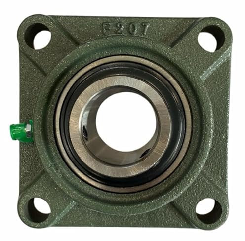 Ama Supporto Autoallineante a Flangia Quadrata UCF 207 con Cuscinetto da 35 mm - Peso 1,36 kg - Linea Smart - Uso Agricolo