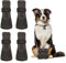 Vordpe 4 Stück Hundeschuhe Pfotenschutz, Anti-Rutsch Socken für Hunde mit verstellbaren Riemen, Hunde Schuhe Outdoor, gegen Lecken und Rutschen (S)