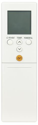VINABTY AR-REB1E Mando a Distancia de Repuesto Aptos para FUJITSU Air Conditioner AR-REY1U AR-REB2E REF1E AR-REF1E ASYG09LMCA ASYG12LMCA ASYG12LMCB ASYG12LMCE