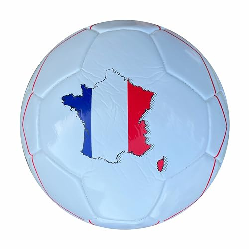 Erima Unisex-Erwachsene Nation Ball (7192454), white/red/blue, 5