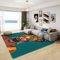 Teppich Afrikanischer Stil - Teppich Wohnzimmer Schlafzimmer Afrikanische Frau, Kleiner Teppich Afrika Motiv, Weich Kurzflor & Waschbar & rutschfest Fussmatte Innen, Kinderteppich 40x60 cm