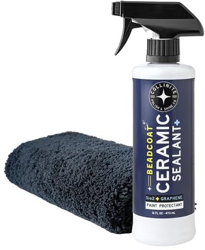 Collinite 100 Beadcoat - Sigillante in ceramica + grafico, liscio, lucido, avanzato Idrofobia Sio2 & protezione della vernice ad alte prestazioni, spruzzatura e pulizia rapida, rivestimento in