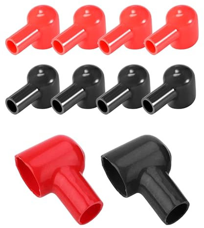 Flaconi Batteriepol Abdeckungen Auto,Batteriepolabdeckung,Batterie Polabdeckung,Batterie Isolierung,Polklemmen Abdeckung,Battery Terminal Covers,Geeignet für die Meisten Autos und LKWs