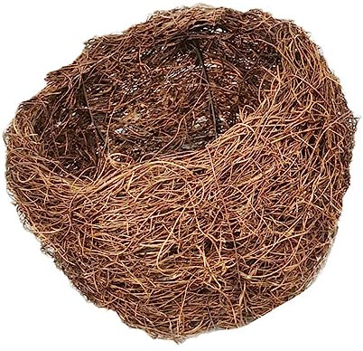 Cabilock Garten Verwenden Lampenschirm Handgemachte Vogel Nest Stil Dekorative Lampe Kamin Rattan Lampe Zubehör