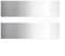 Lot de 2 plaques de protection de porte en acier inoxydable robuste pour l'extérieur
