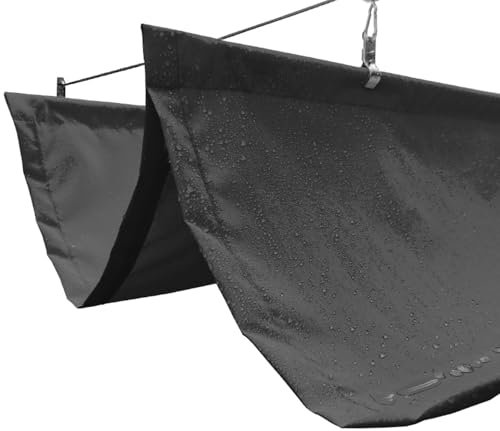 ZXHKZDX Esterno Giardino Retrattile Onda Sole Ombreggiatura Telo, Pergola Impermeabile Ondulata Scorrevole Tenda A Vela,Parasole Kit per Patio Customize