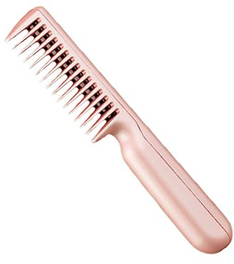 BESTYASH Plancha de Pelo Peine Rizador Plancha de Pelo USB Portátil Herramienta para Peinar el Cabello para Viajes y Uso Diario
