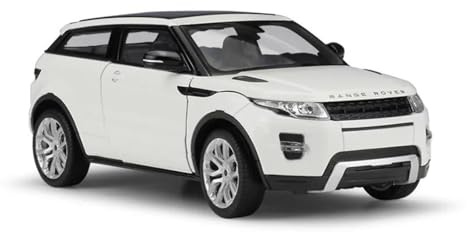 ZHRDWE Modellauto Metall 1:24 Für Range Rover Evoque SUV Spielzeugautomodell Druckgussmetall Miniaturfahrzeuge Spielzeug Und Spiele Sammlergeschenke Spielzeugauto(White)