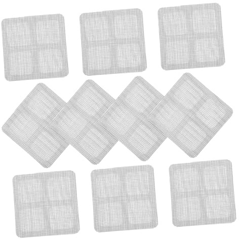 OUNONA Autocollants Jetables pour Bonde D’évier 200 Pcs, Filtres Adhésifs Anti-cheveux Lavabo, Maille Fine en Matériau Résistant, Accessoires Salle de Bain pour Maison et Hôtel,