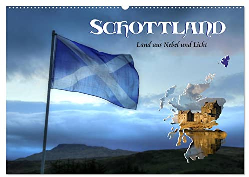 Schottland - Land aus Nebel und Licht (Wandkalender 2026 DIN A2 quer), CALVENDO Monatskalender: Schottland - ein Land voller mystischem Licht und faszinierenden Landschaften. (CALVENDO Natur)