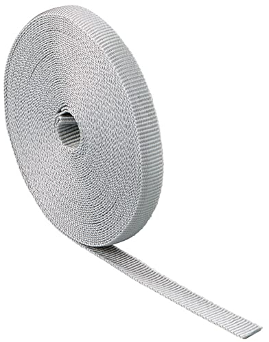 Fischer GWB Bandella In Tessuto per cavi e tubi, canaline, 10 pezzi per confezione, 20959, Grigio