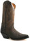 MENS GRINDERS BUFFALO BROWN LEATHER COWBOY WESTERN TALL POINTED BOOTS-UK 10 (EU 44)