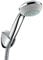 hansgrohe Crometta 85 Ensemble support mural et douchette Mono avec flexible de douche 125 cm, chromé, 27576000