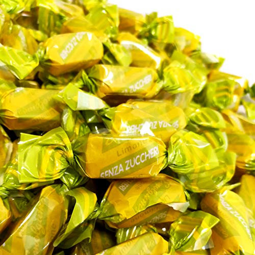 Caramelle Gommose al Limone Senza Zucchero con Edulcoranti Italgum Kg 1 - Formato Bastoncino