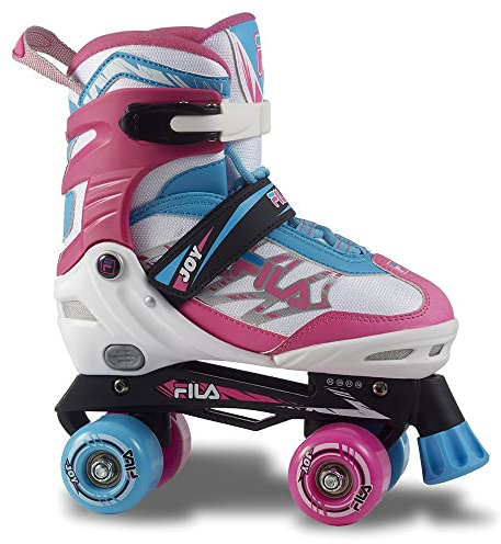 FILA SKATES 013017037 Joy G Inline Skate Kid White/PINK/LIGHTBLUE Größe L 39-42
