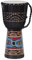 40cm Profi Djembe Trommel Bongo Drum Buschtrommel Percussion Motiv Buntes Muster Afrika Art - (Für Kinder ab 6 Jahren und Anfänger)
