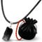 HAND-PRO Halskette Turmalin Anhänger (Funktion Halskette und Armband) Schwarzer Turmalin Stein Azabache Turmalin Natürlicher schwarzer Turmalin Anhänger