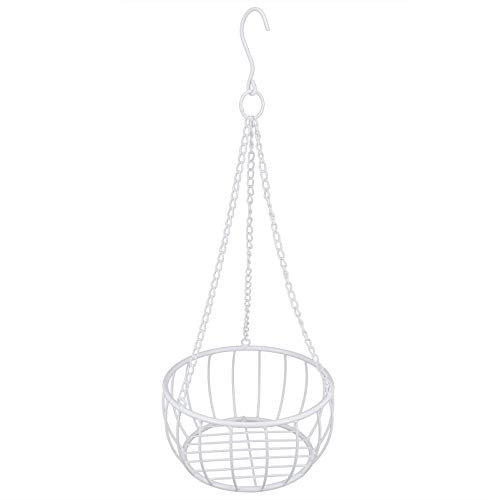 Pot De Fleur Suspendu en Fer Forgé Maison Jardinière Suspendue Panier Mur Suspendu Pot De Fleur Jardinières Murales Pots De Fleurs en Fil Intérieur Jardinière