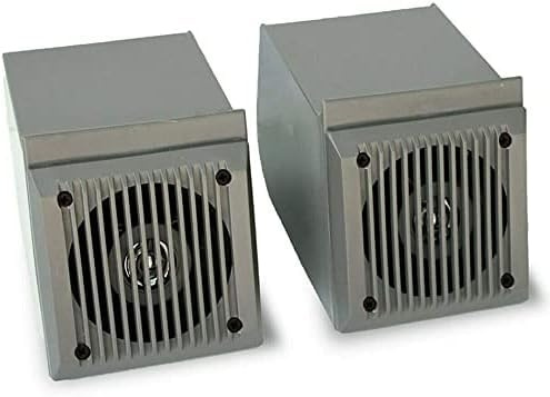 Generico KIT Altoparlanti colore grigio + Casse 80 W Stereo Specifiche per Panda prodotte prima del 2003 - PK100-2072G