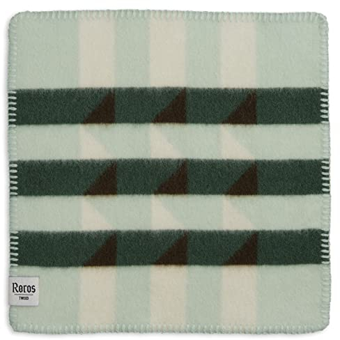 RØROS TWEED Kvam Sitzunterlage - aus norwegischer Lammwolle - Design von Kristine Five Melvaer - Maße: 45 x 45 cm (25213 - Green)