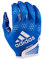 adidas Adizero 12 Football Receiver Gloves, Royal/White, Large