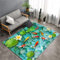 Chickwin Teppich Wohnzimmer Outdoor, Weiche Antirutschunterlage Kurzflor Moderne Blau Teppiche für Schlafzimmer Kinderzimmer Küche Terrasse Schlafzimmer-3D Muster (Roter Karpfen,40x60cm)